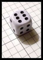 Dice : Dice - 6D Pipped - Purple Pale Lavender with Black Pips Chessex - GenCon Aug 2012